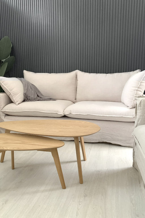SOFA EMA - FUNDA LINO/ALGODON ( 180 / 200 / 220 CMS )