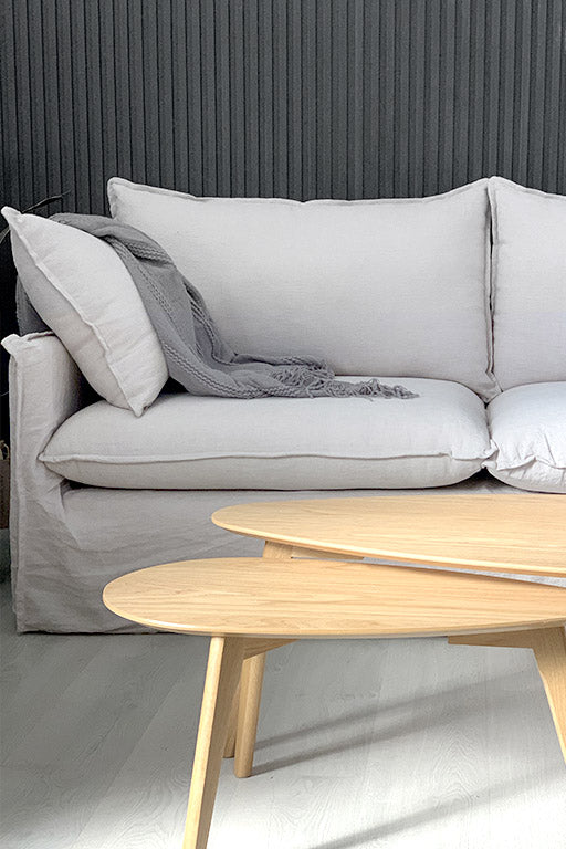 SOFA EMA - FUNDA LINO/ALGODON ( 180 / 200 / 220 CMS )