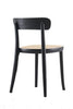 Silla Oslo Negro - Madera Haya - Tejido junco natural - 45% DCTO!