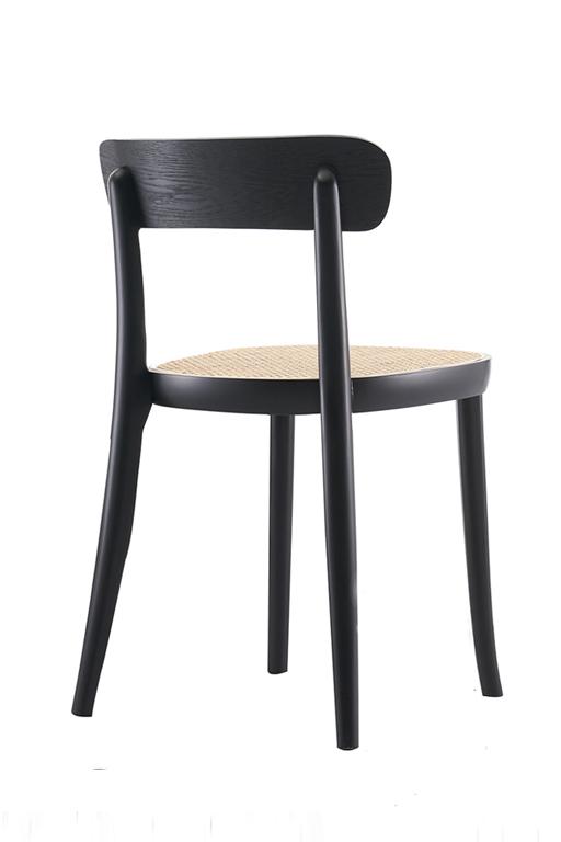 Silla Oslo Negro - Madera Haya - Tejido junco natural - 45% DCTO!