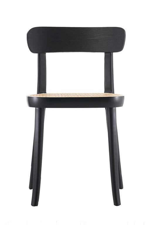 Silla Oslo Negro - Madera Haya - Tejido junco natural - 45% DCTO!