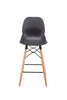 Pack 4 Taburete Alto LEAF  (68cms) - NEGRO - 50% DCTO!