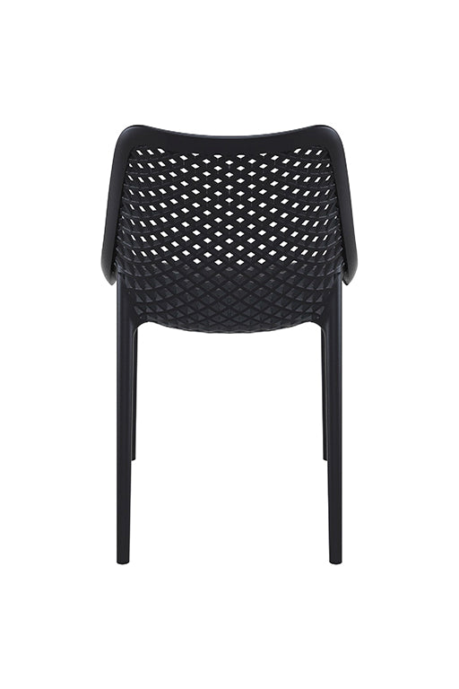 Pack 4 Sillas Terraza AIR DUBLIN - Negro - 20% DCTO!