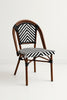 Pack 4 Silla Terraza Parisina Amelie - Blanco/Negro - 20% dcto!