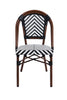Silla Terraza Parisina Amelie - Blanco/Negro