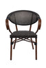 Pack 4 Silla Parisina BISTRO TEXTILENE - Cafe Oscuro - 30% DCTO!