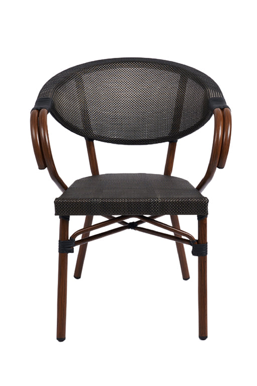 Pack 4 Silla Parisina BISTRO TEXTILENE - Cafe Oscuro - 30% DCTO!