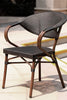 Pack 4 Silla Parisina BISTRO TEXTILENE - Cafe Oscuro - 30% DCTO!
