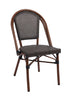 Pack 4 Silla Terraza Parisina - Textilene - cafe oscuro - 20% DCTO!