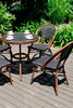Pack 4 Silla Terraza Parisina - Textilene - cafe oscuro - 20% DCTO!