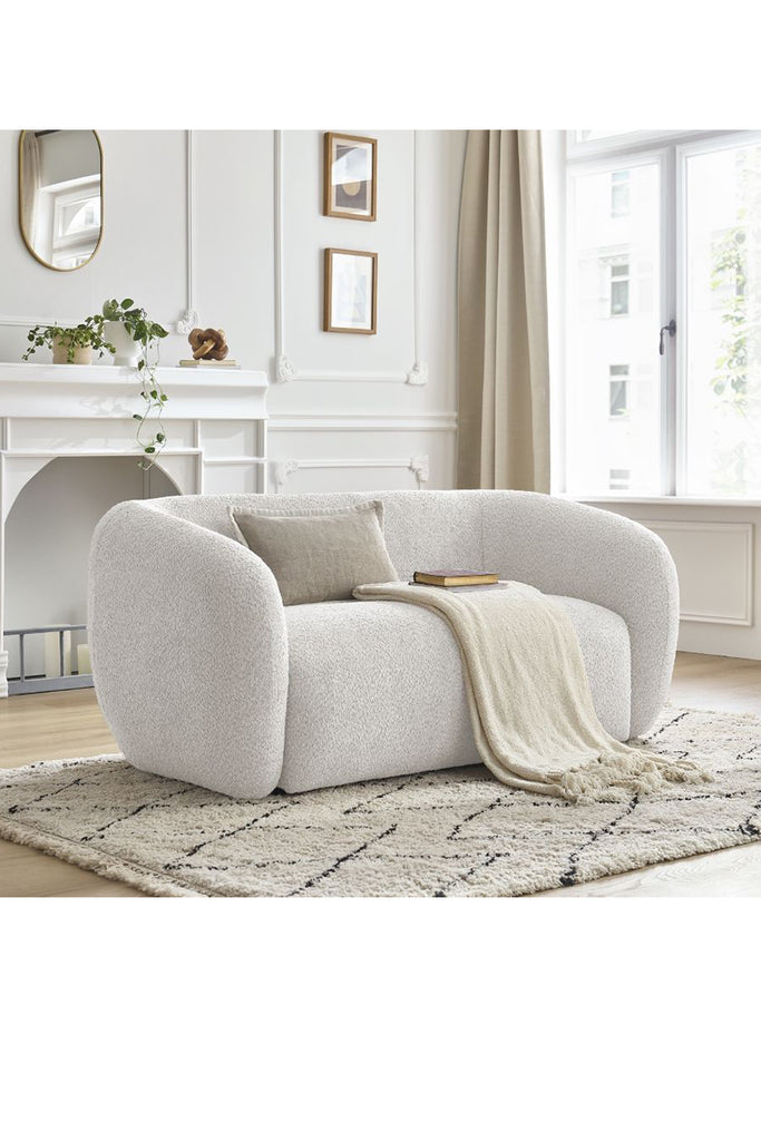 Sofa EBBA - Tela Boucle / Medidas: 180, 200, 220