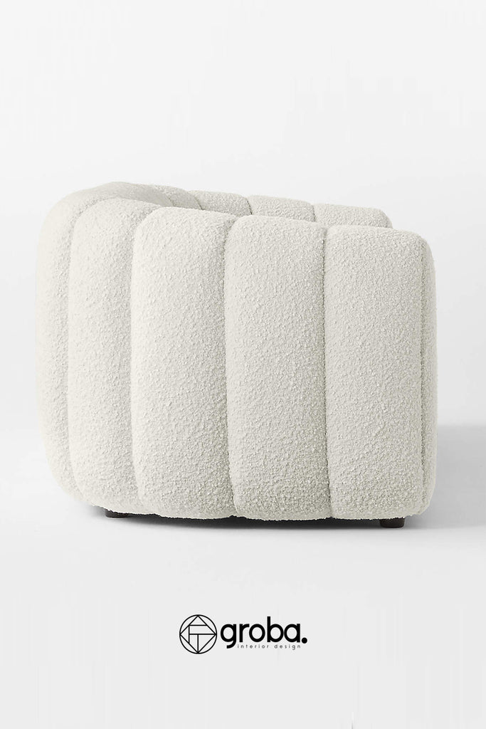 Sofa IBIZA - Tela Boucle / Medidas: 180, 200, 220