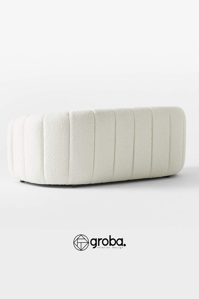 Sofa IBIZA - Tela Boucle / Medidas: 180, 200, 220