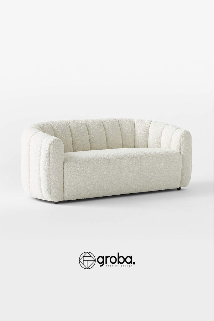 Sofa IBIZA - Tela Boucle / Medidas: 180, 200, 220