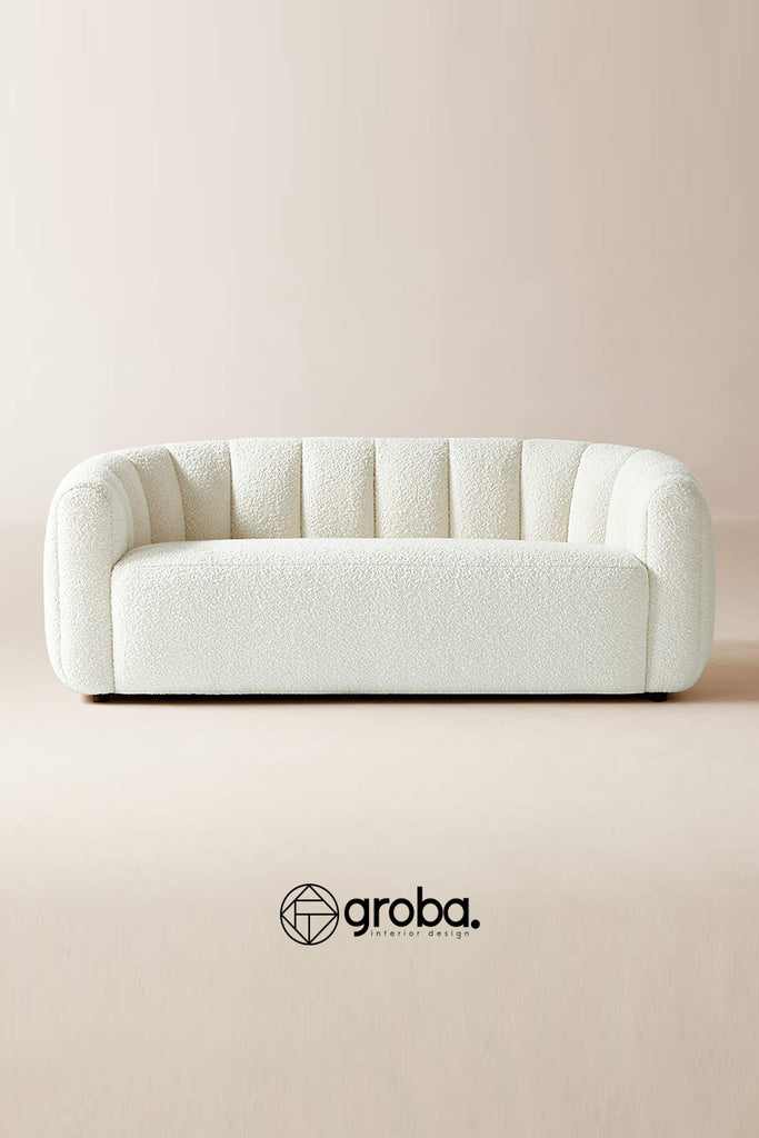 Sofa IBIZA - Tela Boucle / Medidas: 180, 200, 220