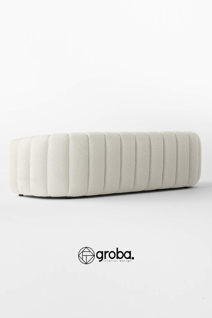 Sofa IBIZA - Tela Boucle / Medidas: 180, 200, 220