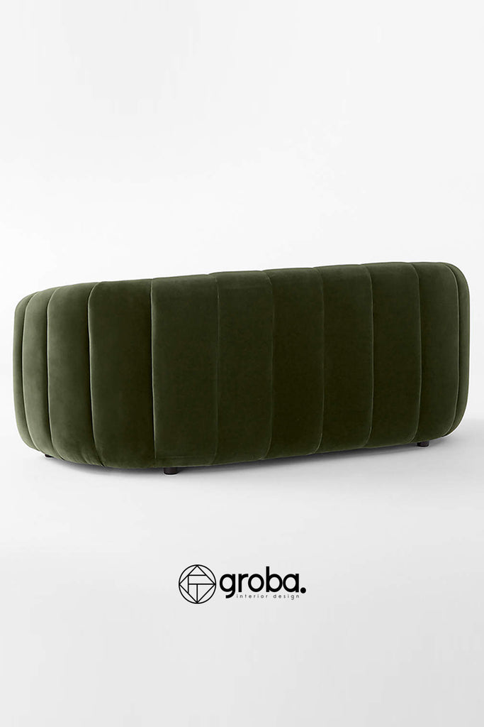 Sofa IBIZA - VELVET VERDE  / Medidas: 180, 200, 220