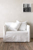 SOFA MILA ( 105 x 90 )- FUNDA LINO/ALGODON