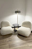 Sofa Butaca Ophelia Nieve - Tela Boucle / Velvet