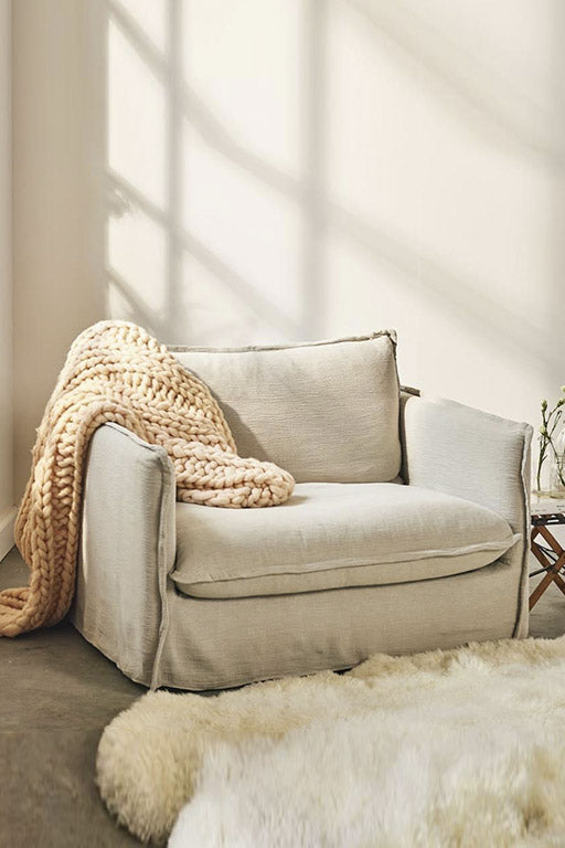 SOFA SARA ( 105 x 90 )- FUNDA LINO/ALGODON