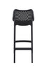 Pack 4 Taburete Piso de Bar Terraza Exterior - DUBLIN - Negro - 20% DCTO!