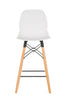 Pack 4 Taburete Alto LEAF  (68cms) - BLANCO - 50% DCTO!