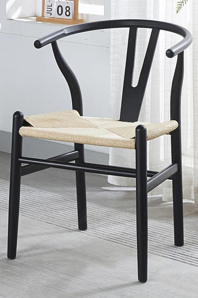 PACK 2 SILLA WISHBONE NEGRO - 20% DCTO!