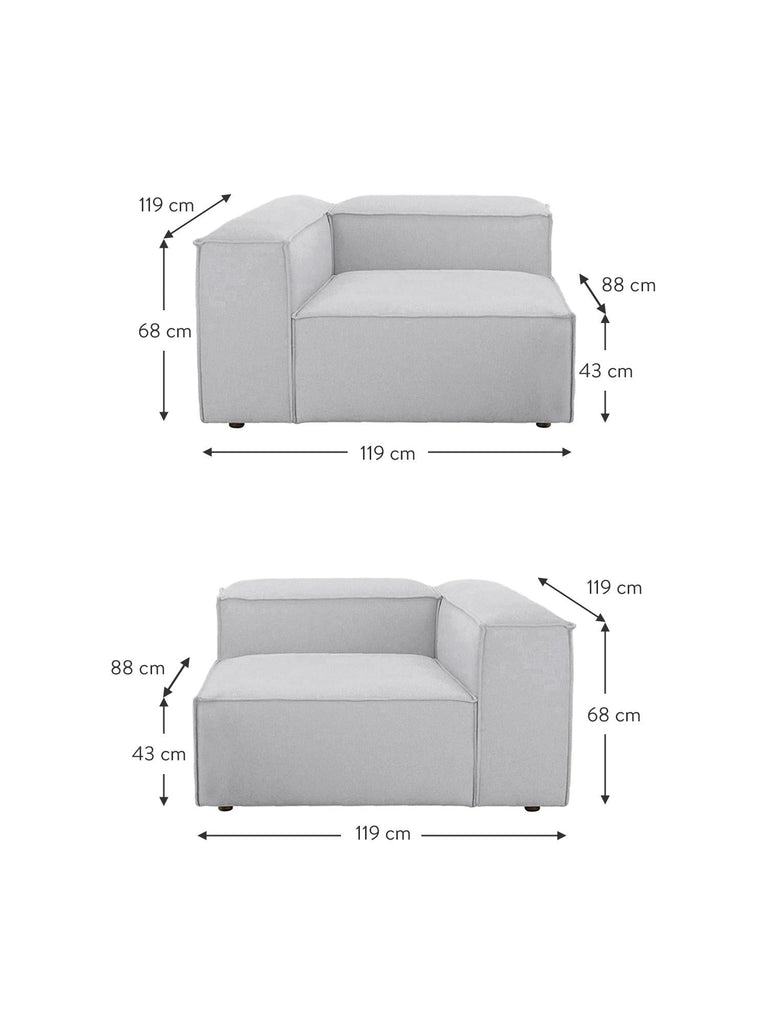 SOFA FULHAM MODUALR 3C - GRAFITO