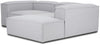 SOFA FULHAM SECCIONAL DERECHO - COLOR ACERO