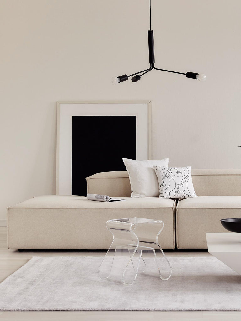 SOFA FULHAM DIVAN - DERECHO - ACERO