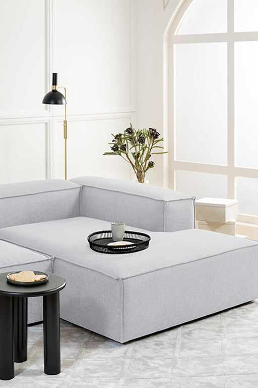 SOFA FULHAM SECCIONAL DERECHO - COLOR ACERO