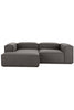 SOFA FULHAM SECCIONAL IZQUIERDO - COLOR GRAFITO