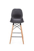 Pack 2 Taburete Alto LEAF  (68cms) - NEGRO - 30% DCTO!