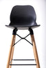 Pack 2 Taburete Alto LEAF  (68cms) - NEGRO - 30% DCTO!