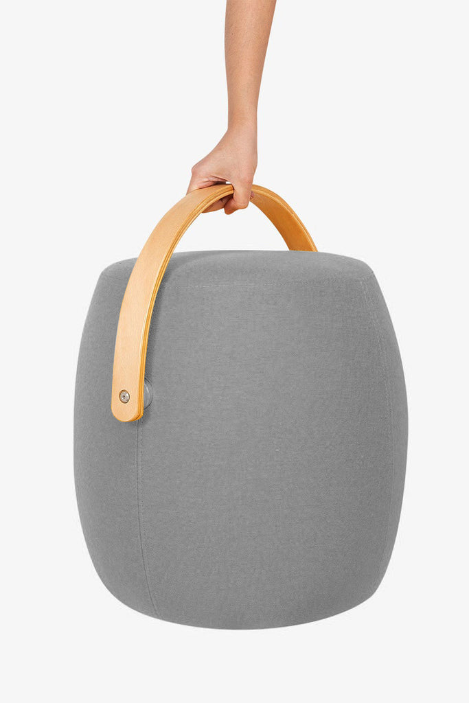 POUF ( PUFF ) TAPIZ + ASA MADERA - 50% DCTO!