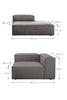 SOFA FULHAM DIVAN - DERECHO - GRAFITO