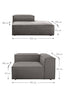 SOFA FULHAM DIVAN - IZQUIERDO - GRAFITO
