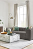 SOFA FULHAM MODUALR 3C - ACERO