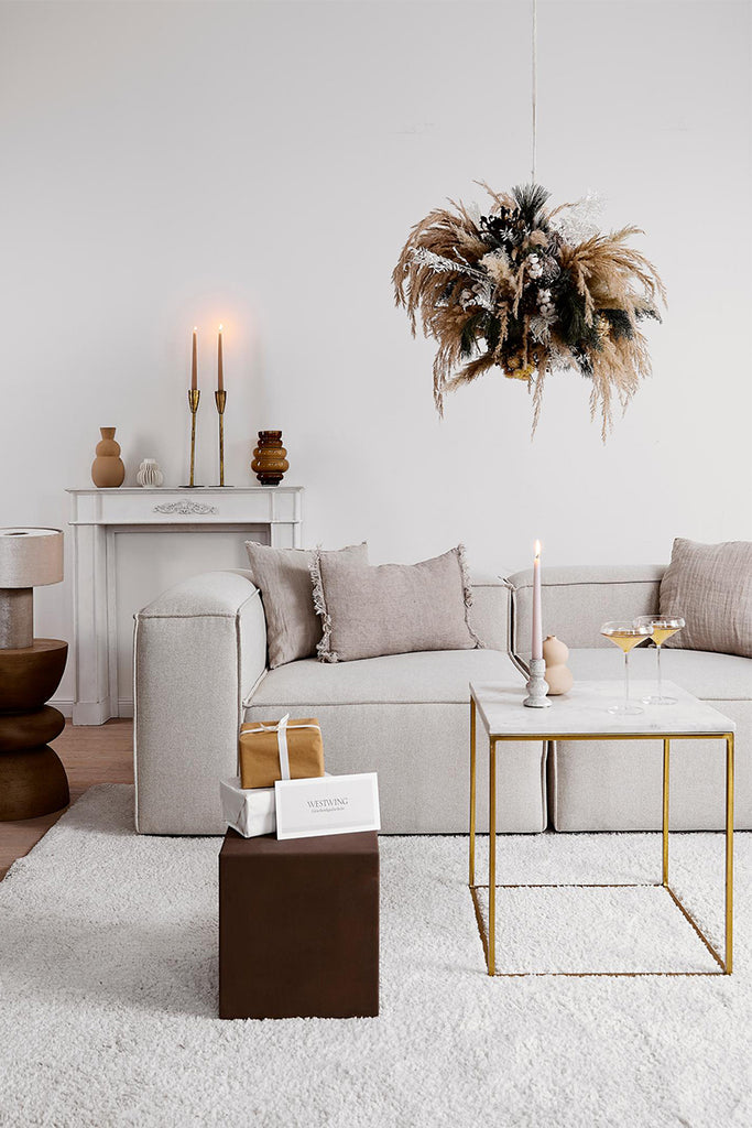 SOFA FULHAM MODUALR 3C - ACERO