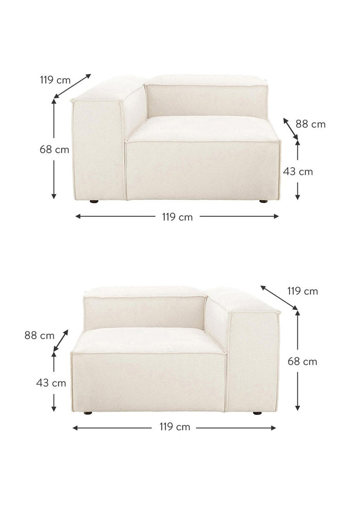 SOFA FULHAM MODUALR 3C - GRAFITO