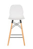 Pack 2 Taburete Alto LEAF (68cms) - BLANCO - 40% DCTO!
