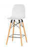 Pack 2 Taburete Alto LEAF (68cms) - BLANCO - 40% DCTO!